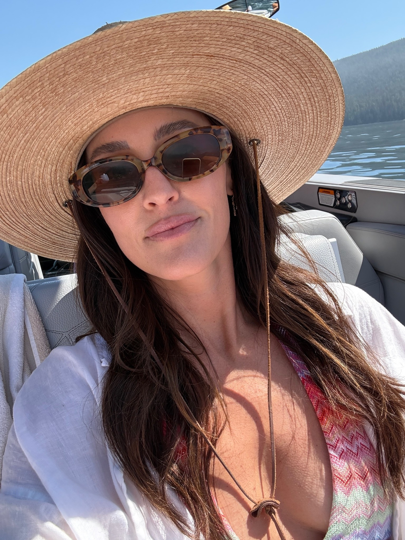 Boat days with my favorite accessories - straw hat and sunnies 😎

#LTKootd #LTKOver40