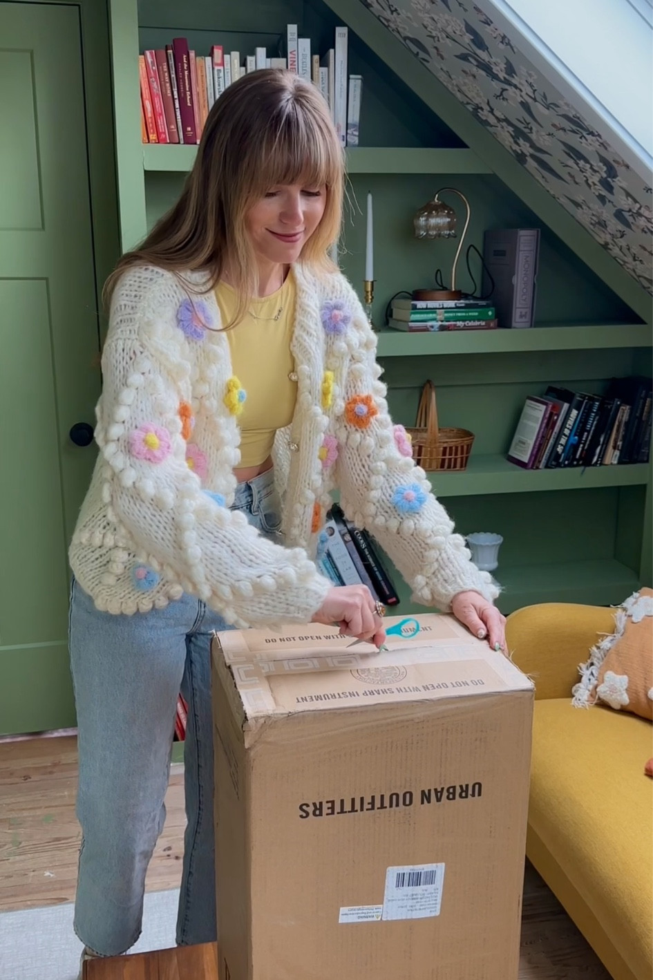 Cutest flower cardigan for spring 

#LTKSpringSale #LTKfindsunder100 #LTKSeasonal