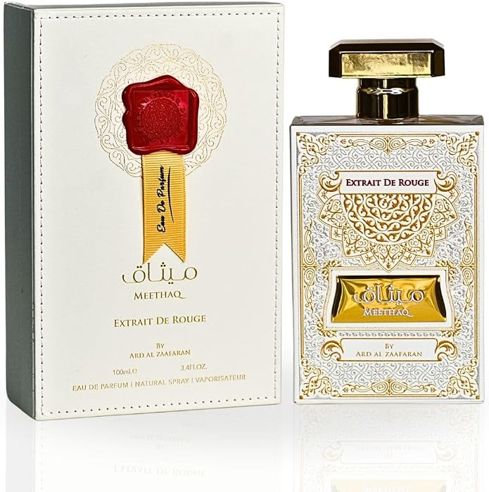 Amazon.com: Meethaq Extrait De Rouge EDP Spray 100ML (3.4 OZ) By Ard Al Zaafaran | A Harmonious B... | Amazon (US)