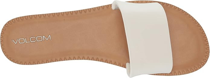 Volcom Women's Simple Synthetic Leather Strap Slide Sandal | Amazon (US)