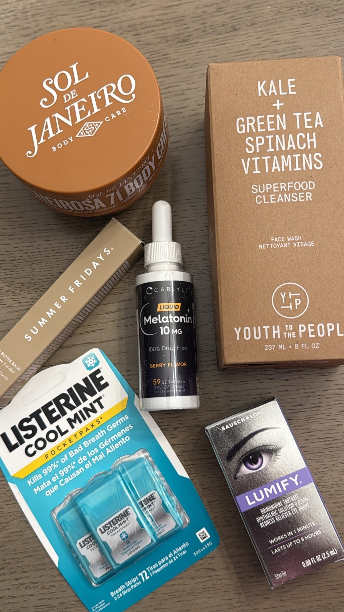 Restock of some of my repeat basic necessities from Amazon! 

The Sol De Janeiro body cream is my number one favorite! This specific scent is delightful and it gives you a subtle shimmer. The texture is so thick and creamy but not overly greasy! 

Summer Fridays is my favorite lip gloss!

Youth To The People face wash is the best! It’s very light and comes in an aesthetic glass bottle with a pump!

Everything is linked below! ⬇️ 

#LTKFindsUnder50 #LTKFindsUnder100 #LTKBeauty