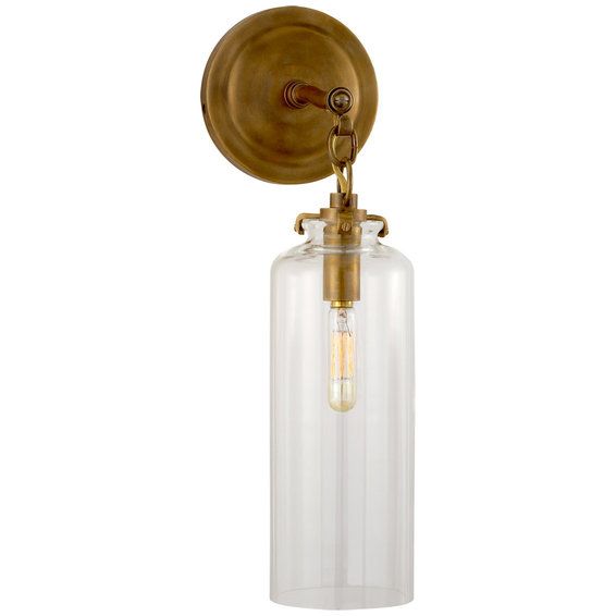 Kathleen Bath Sconce - Clear Glass | Shades of Light