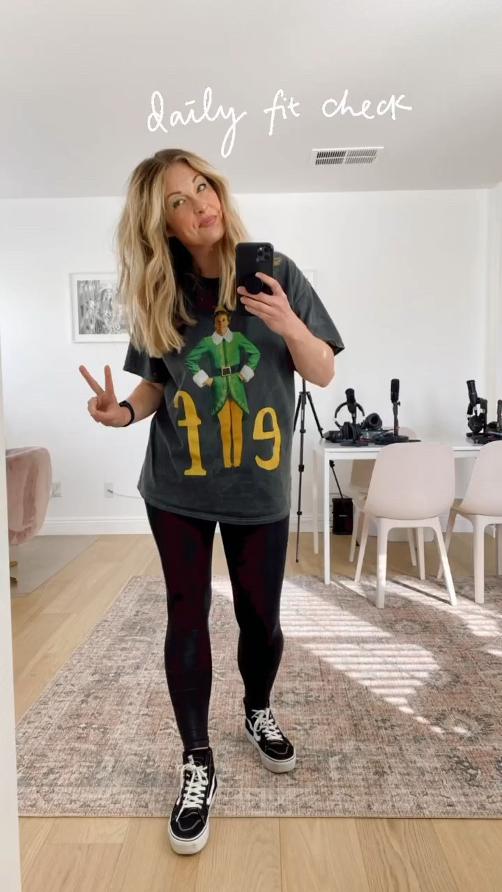 Daily fit check #christmas #elf #leggings #vans 

#LTKcurves #LTKstyletip #LTKSeasonal