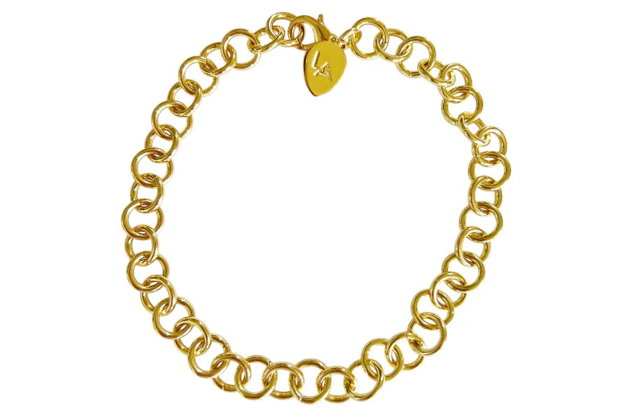 Circle Link Chunky Chain Necklace-Gold or Silver | Lauren Amble Designs