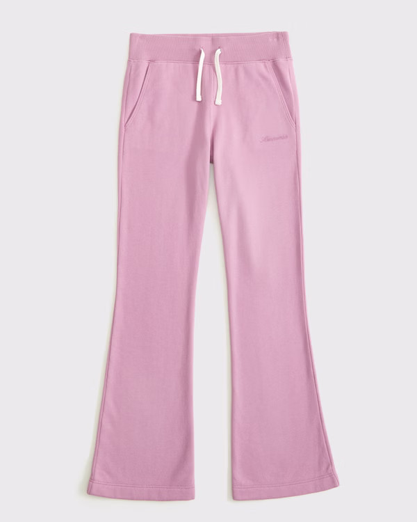 girls essential bootcut sweatpants | girls new arrivals | Abercrombie.com | Abercrombie & Fitch (US)