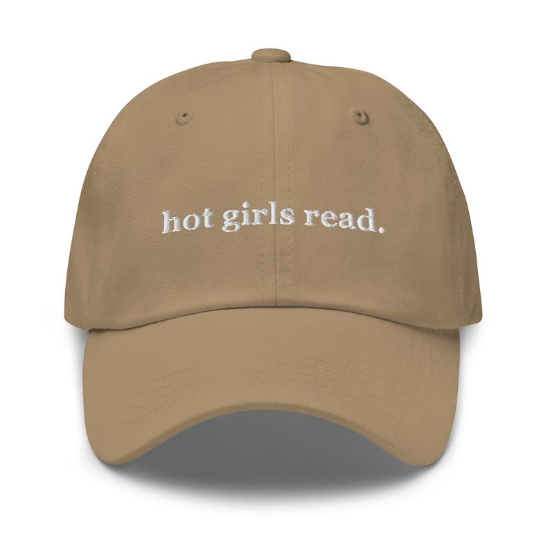 Embroidered Hot Girls Read Dad Hat | Etsy (US)