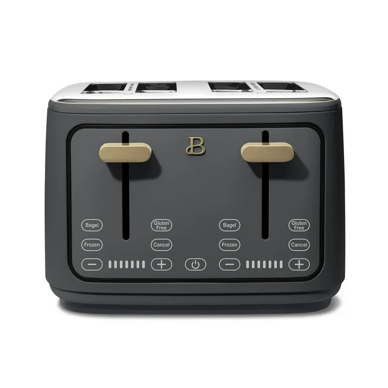 Beautiful 4 Slice Toaster, Oyster Grey by Drew Barrymore - Walmart.com | Walmart (US)