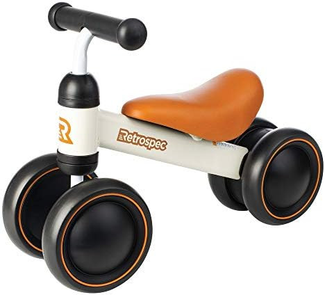 Retrospec Cricket Baby Walker Balance Bike with 4 Wheels for Ages 12-24 Months | Amazon (US)