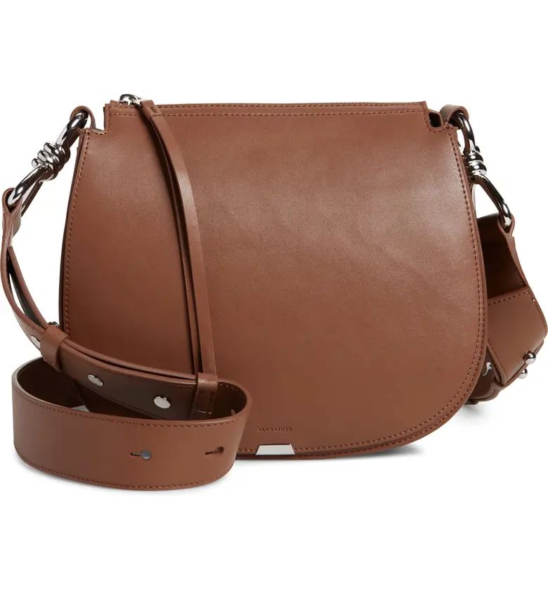 Captain Round Leather Crossbody Bag | Nordstrom
