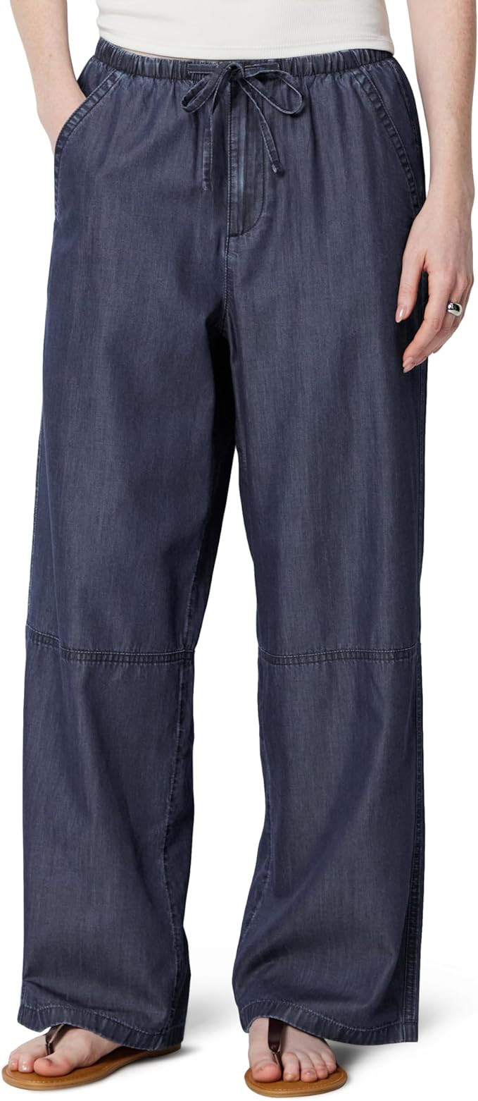 Amazon Essentials Women's Oversized-Fit Tie Waist Lightweight Pant | Amazon (US)