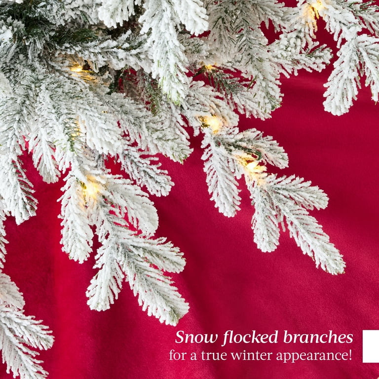 Best Choice Products Árbol de Navidad de Abeto Noble de Álamo Artificial Flocado Preiluminado d... | Walmart (US)