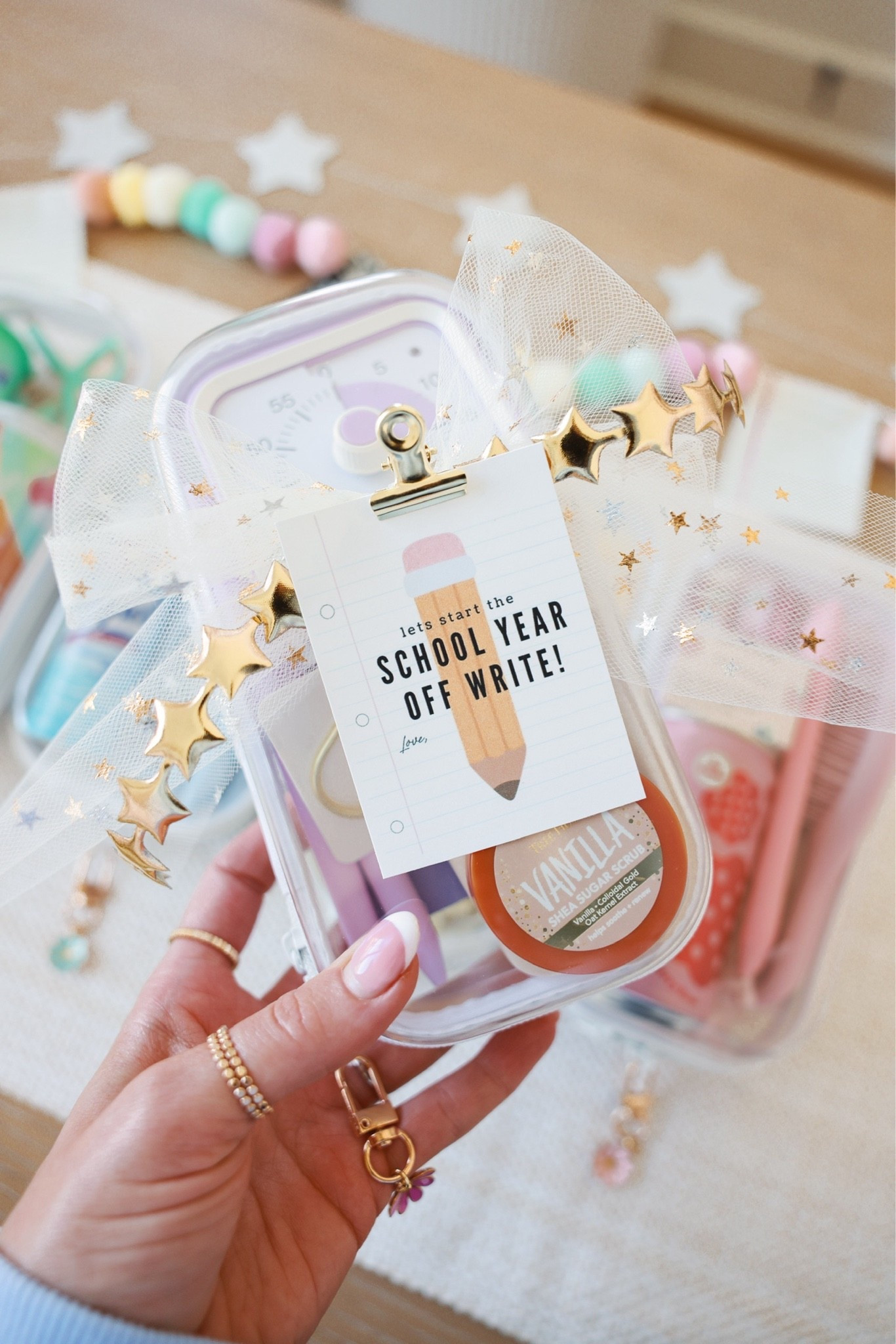 EASY back to school teacher gift idea ✏️ 📚 

Kids seasonal school BTS monochromatic gift inspo inspiration Amazon finds mom favorites gift kit

#LTKmomlife #LTKSeasonal #LTKKids