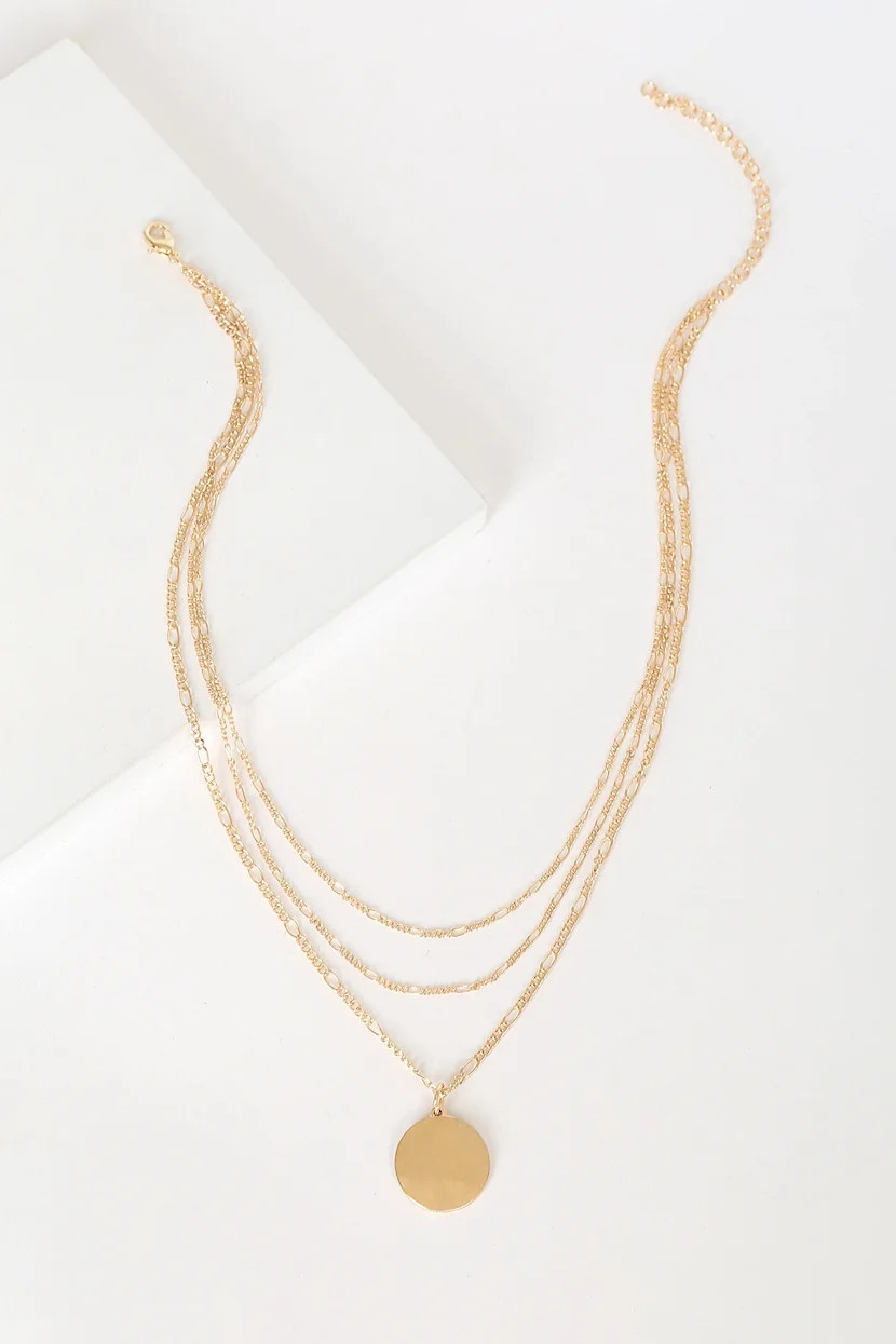 My Inner Circle 18KT Gold Layered Necklace | Lulus (US)