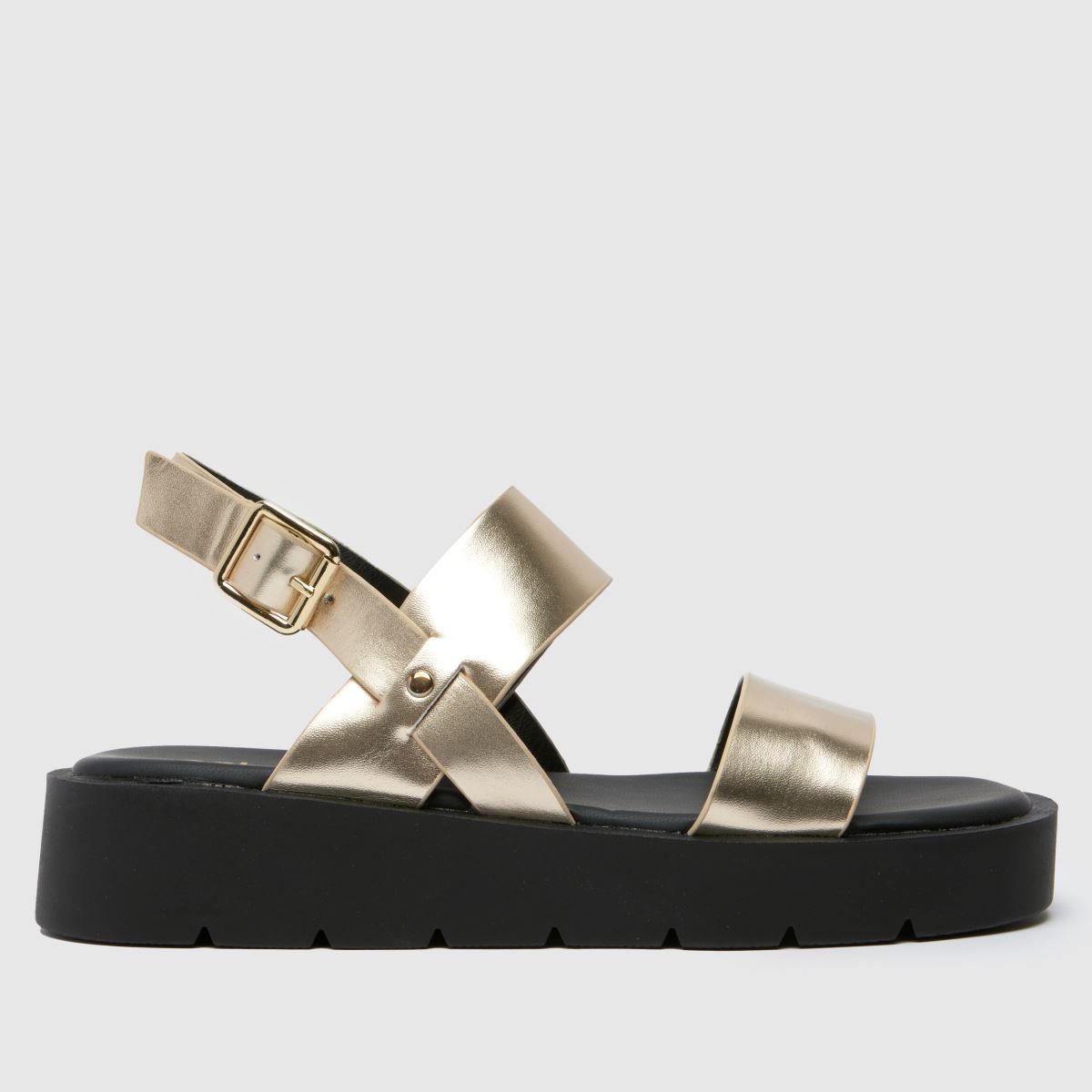 Womens Gold schuh Tayla Chunky Sandals | schuh | Schuh