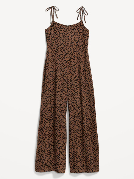 Sleeveless Wide-Leg Jumpsuit | Old Navy (US)