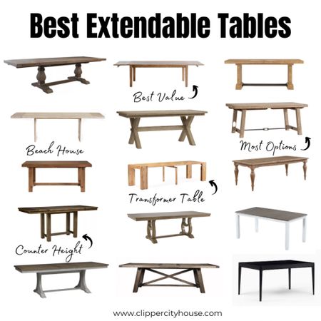 Today I’m sharing all the topics for extendable dining table options to inspire you and help you choose the perfect one for your home

Dining room table, dining room, furniture, extending table, extendable table, extendable kitchen table, extendable round table, wood extendable table, extension dining table, expanding table, table with leaves, extendable farmhouse table, rectangular dining room table, rectangle dining table, kitchen table, extending kitchen table

#LTKU #LTKhome #LTKFind