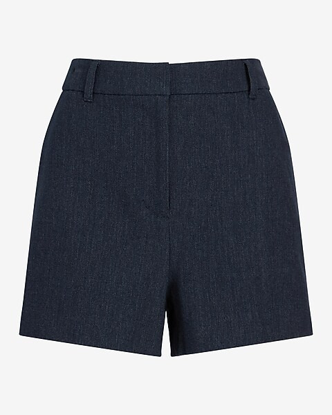 Editor Twill Super High Waisted Tailored Shorts | Express