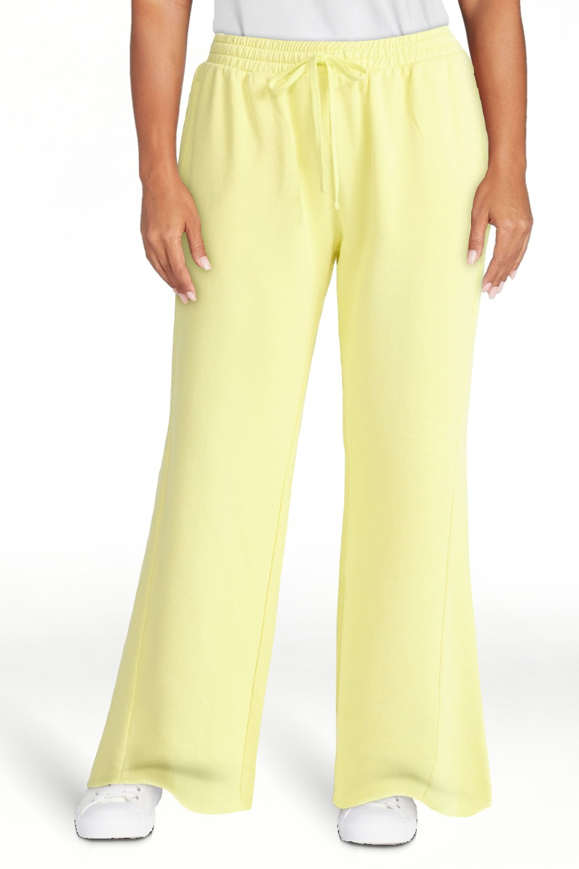 Scoop Women’s Mineral Washed Fleece Flare Leg Sweatpants, Sizes XS-XXL | Walmart (US)