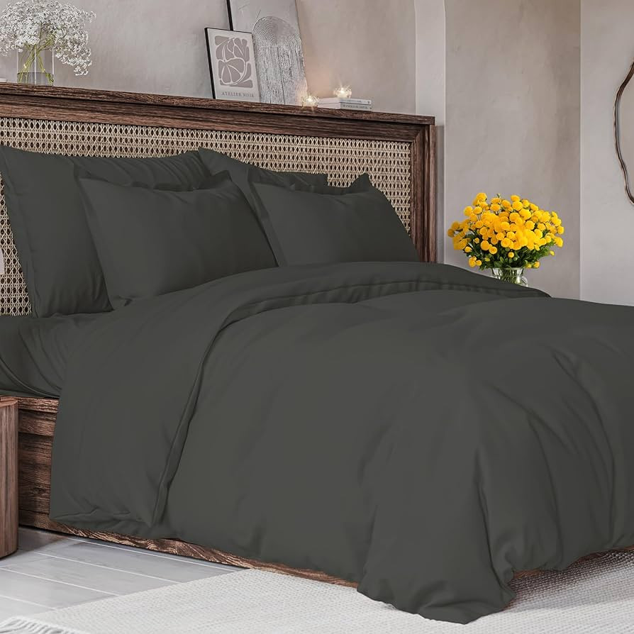 Duvet Cover King Size Set - Extra Soft King Size Duvet Cover - 104" x 90" King Duvet Cover w/ 2 P... | Amazon (US)