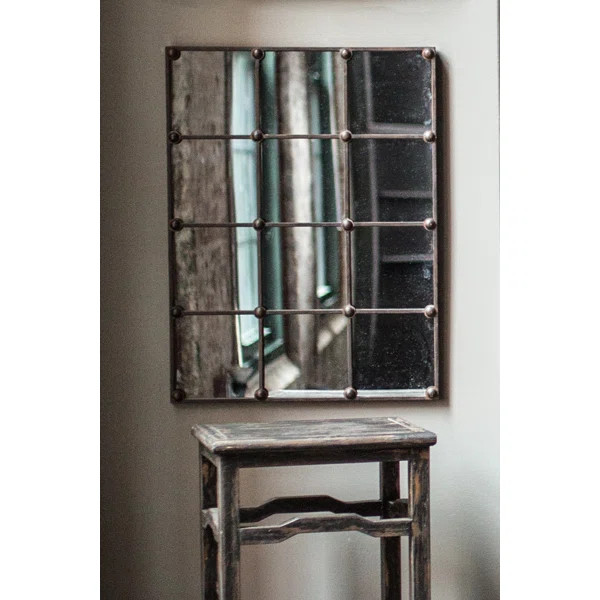 Rutan Rectangle Metal Wall Mirror | Wayfair North America