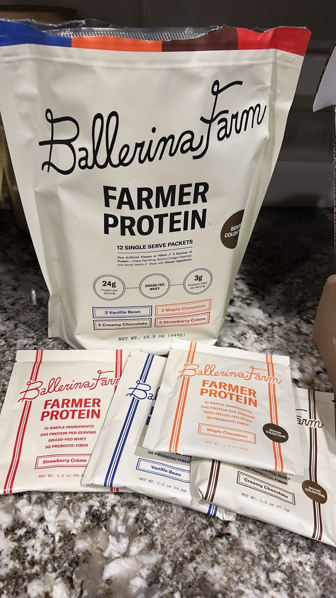 okay but this Ballerina Farm protein variety has been my go-to lately 🤍 quick, clean, and keeps me full without feeling heavy… we love a simple moment 

#LTKfit #LTKhealth #LTKcreator