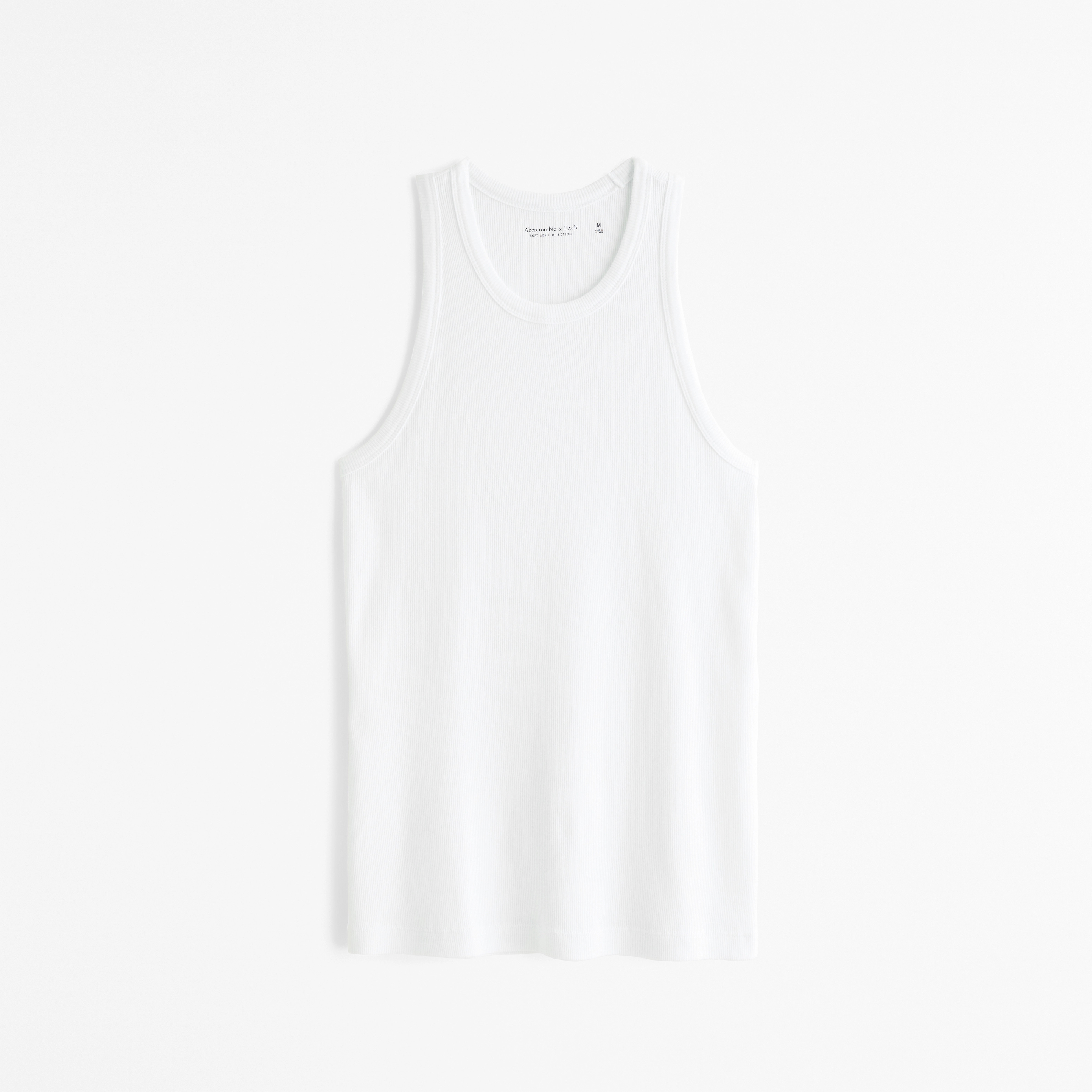 Essential Ribbed High-Neck Tank | Abercrombie & Fitch (US)