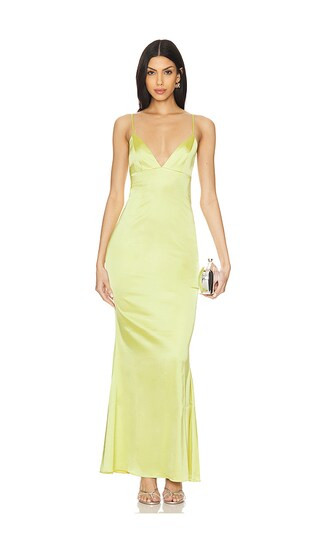 Areesha Maxi Dress in Green Apple | Revolve Clothing (Global)