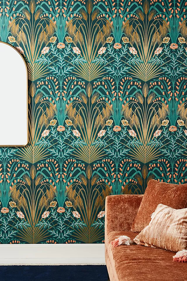 Blue Bell Wallpaper | Anthropologie (US)