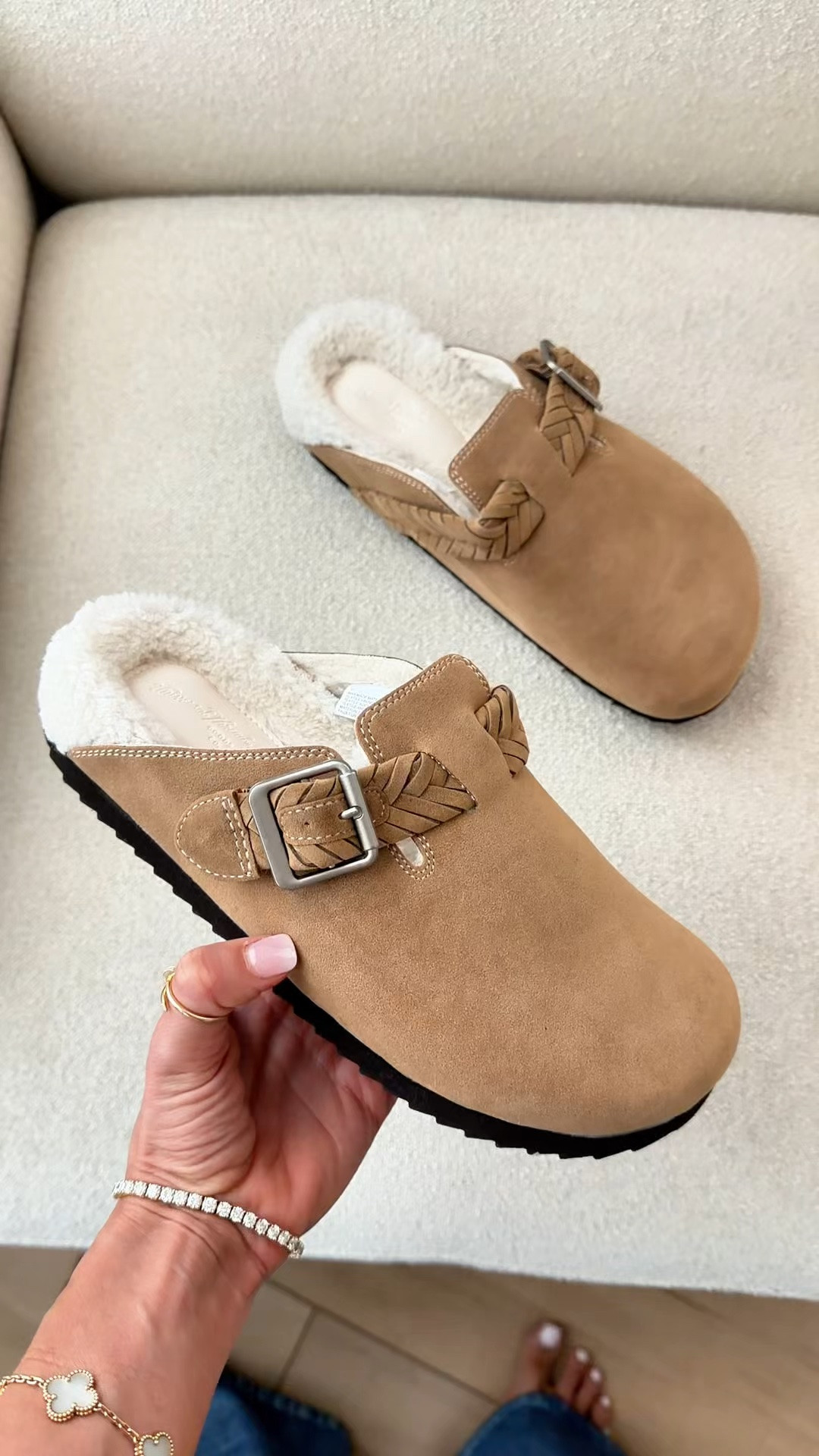 New fall shoes at Target. Fall clogs lined with faux fur. Fall style. Fall outfits. Elevated casual outfits. Mom outfits. Travel outfit. Travel shoes. Whole sizes only - I’m a 6.5 and did a 7!

#LTKgrwm #LTKootd #LTKSeasonal