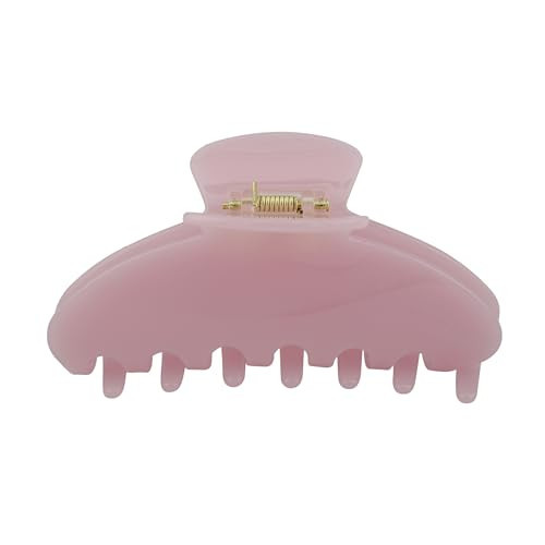 Luxury Pink Claw Clip for Women | Our Acetate Pink Hair Clip Feels Light, Looks Smooth and is Easy to Wear | Use for easy Half Ups with No Snagging and a Secure Grip in a Large Four Inch Size | Amazon (US)