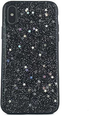 NCX tech iPhone X and iPhone Xs Case, Shockproof Anti-Scratch Hybrid Protective Cover with Glitte... | Amazon (US)