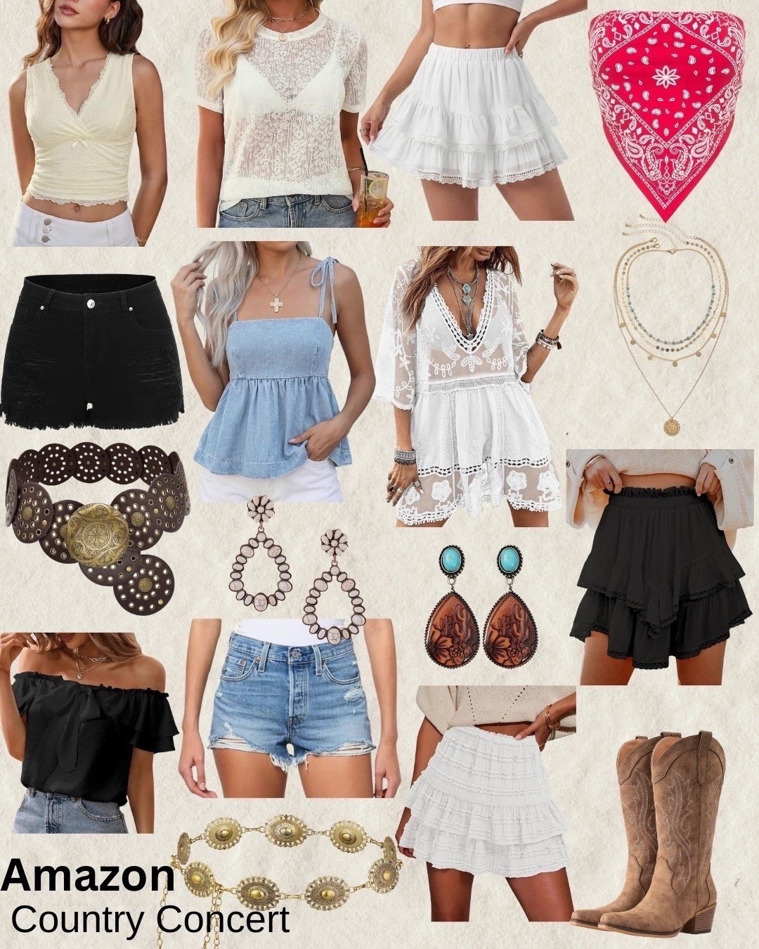 Amazon country concert outfits. Country style. Country outfit. Western outfit. Western style. Cowboy boots. Country dress. Cowboy style. Nashville outfit. Summer concert. Western outfit. Spring concert outfit. Summer country concert outfit . Cow print. Animal print 

#LTKTravel #LTKootd #LTKSeasonal
