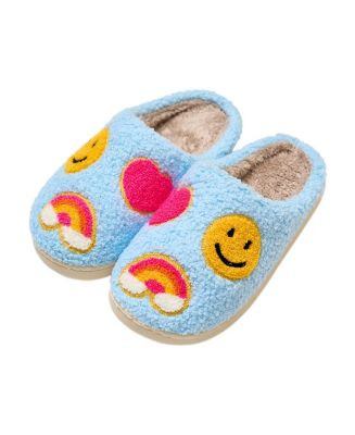 Girls' Happy Face, Rainbow, Hearts Slippers - Big Kid | Bloomingdale's (US)