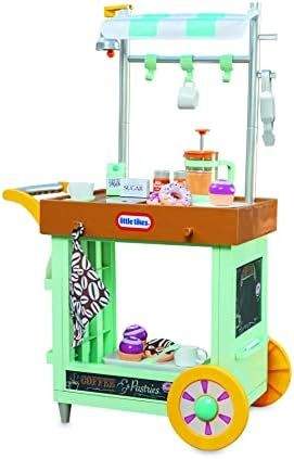 Little Tikes 2-in-1 Café Cart Pretend Food Cooking Toy Role Play Kitchen Playset for Multiple Ki... | Amazon (US)