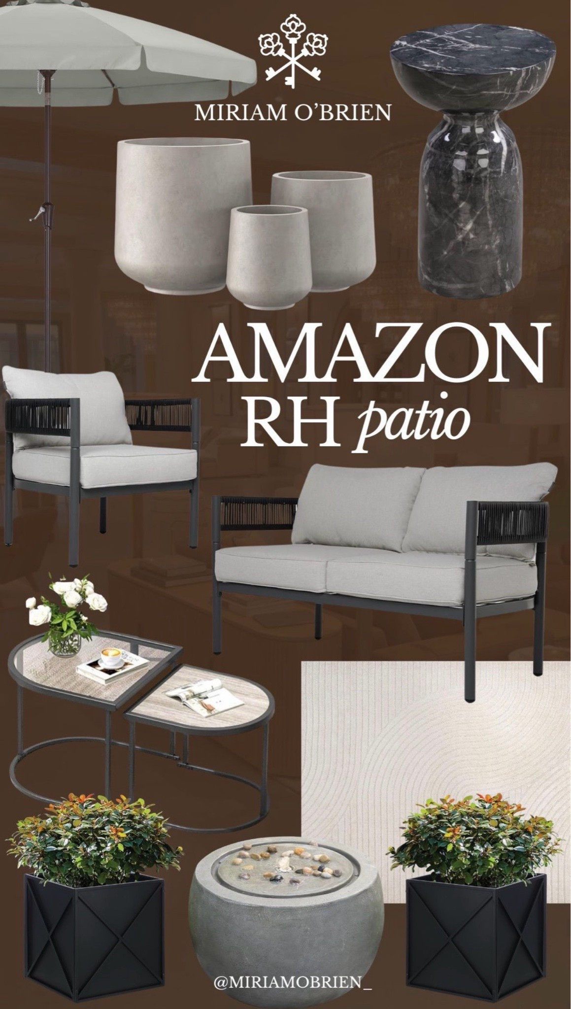 RH Patio inspo 
Follow me @miriamobrien on IG and TikTok!
#Amazon #Outdoor #ModernPatio #PatioMakeover

#LTKSeasonal #LTKOver40 #LTKHome