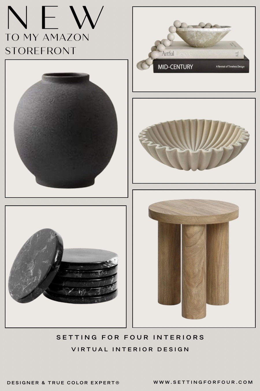 New to my Amazon Storefront! I’m obsessed with how elevated and effortlessly chic these are! 
Designer picks, sculptural home decor, wood side table, end table, black base, marble ruffled bowl, marble coasters, storage book set, beige, brown, organic modern, minimalist, transitional, Amazon home finds, coffee table decor #Amazon #AmazonStorefront #NewAmazonFinds #LuxuryHomeDecor #ModernOrganicDecor #NeutralHomeVibes #DesignerStyleForLess #HomeAesthetic #LTKmomlife

#LTKSaleAlert #LTKSeasonal #LTKHome