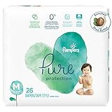 Diapers Size 3, 26 Count - Pampers Pure Protection Disposable Baby Diapers, Hypoallergenic and Unsce | Amazon (US)