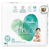 Diapers Size 3, 26 Count - Pampers Pure Protection Disposable Baby Diapers, Hypoallergenic and Unsce | Amazon (US)