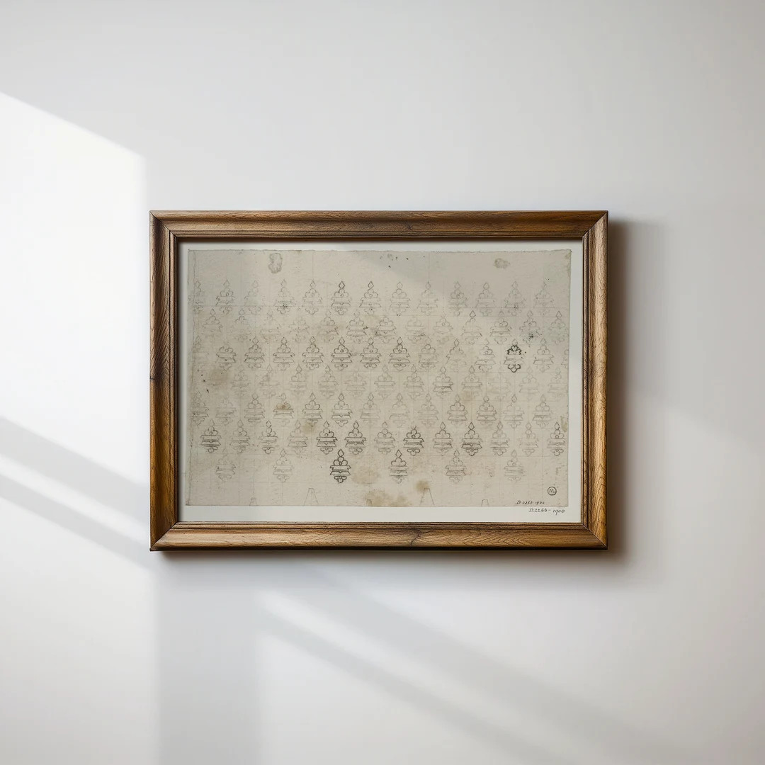 Vintage French Pattern Printable | Botanical Gallery Wall Art | Modern Farmhouse Neutral Home Dec... | Etsy (US)