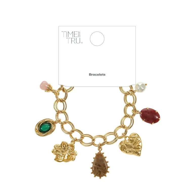 Time and Tru Multicolored Charm Bracelet, 1 Piece | Walmart (US)