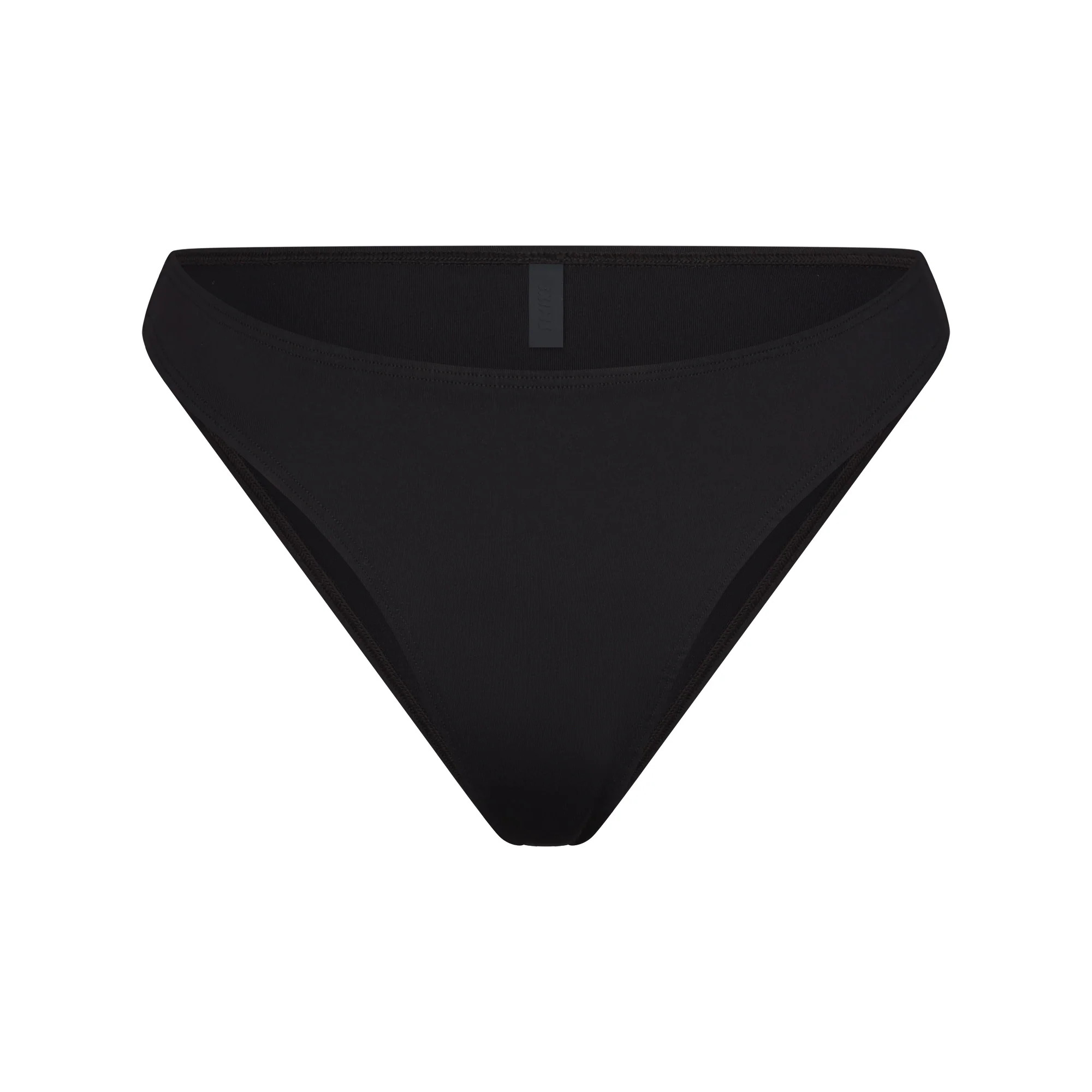 ICONIC SWIM HIGH LEG BIKINI BOTTOM | OBSIDIAN | SKIMS | SKIMS (US)