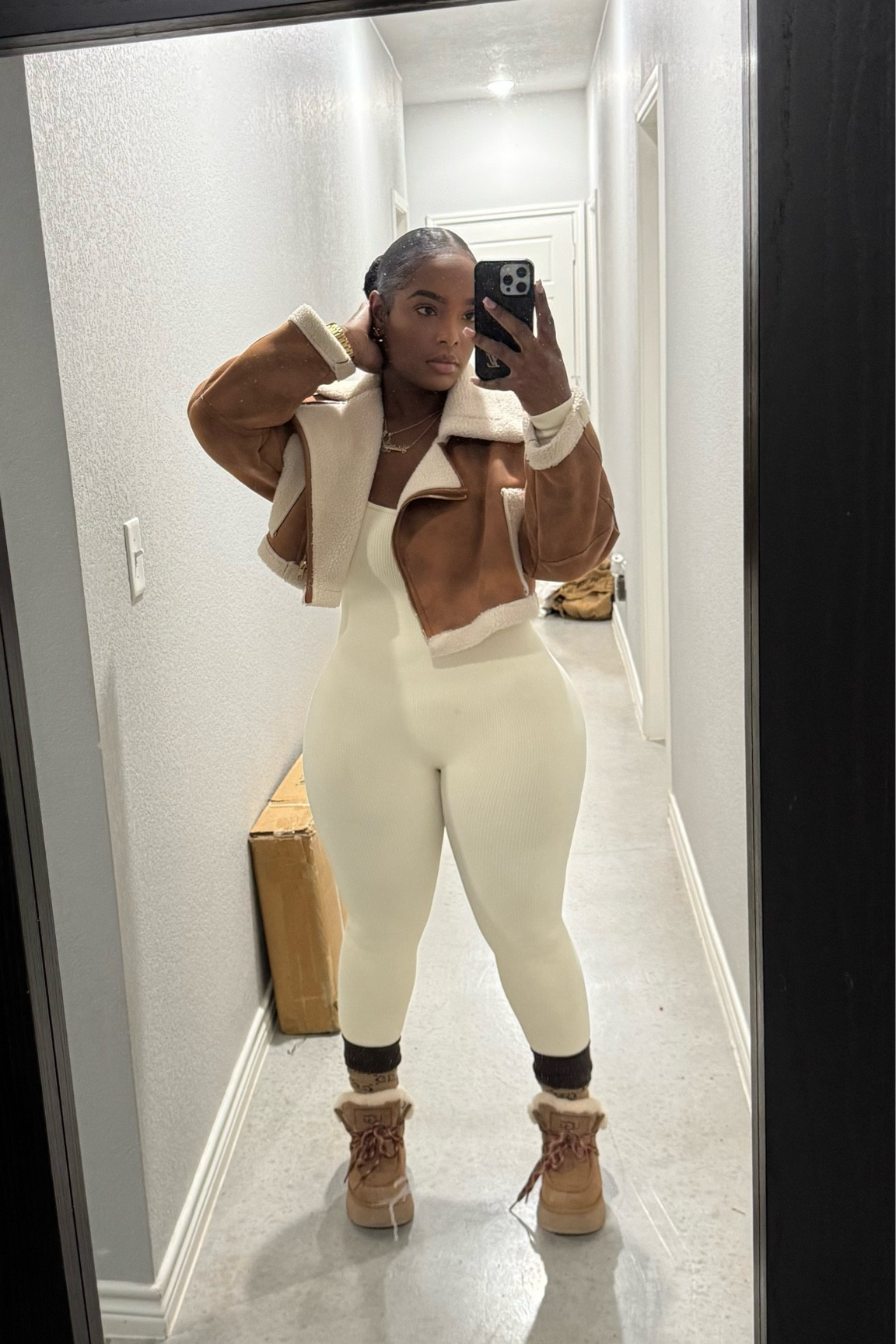Jacket: AliExpress Jumpsuit: Amazon Boots: Ugg

#LTKStyleTip