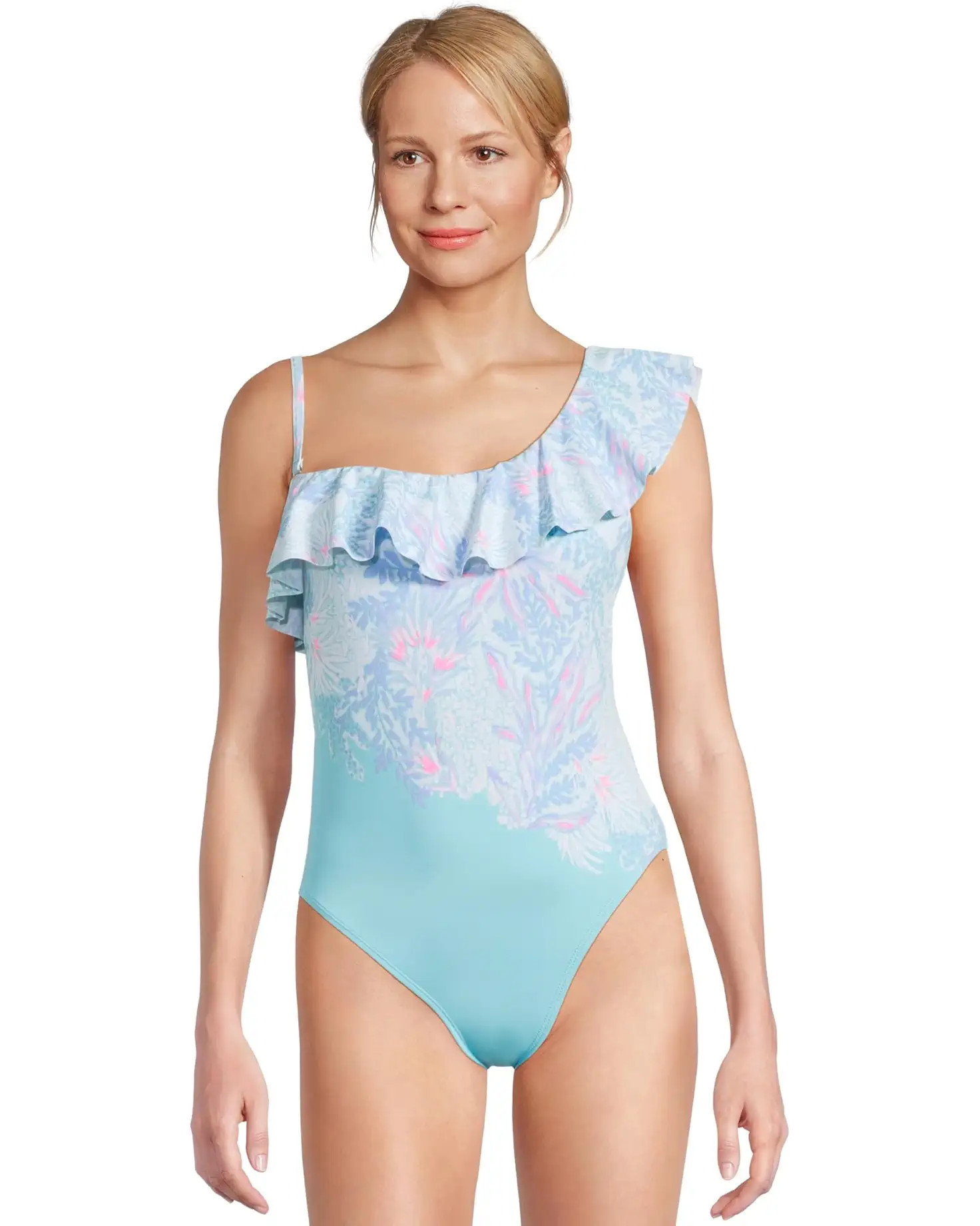 Caelum Ruffle One-Piece | Zappos