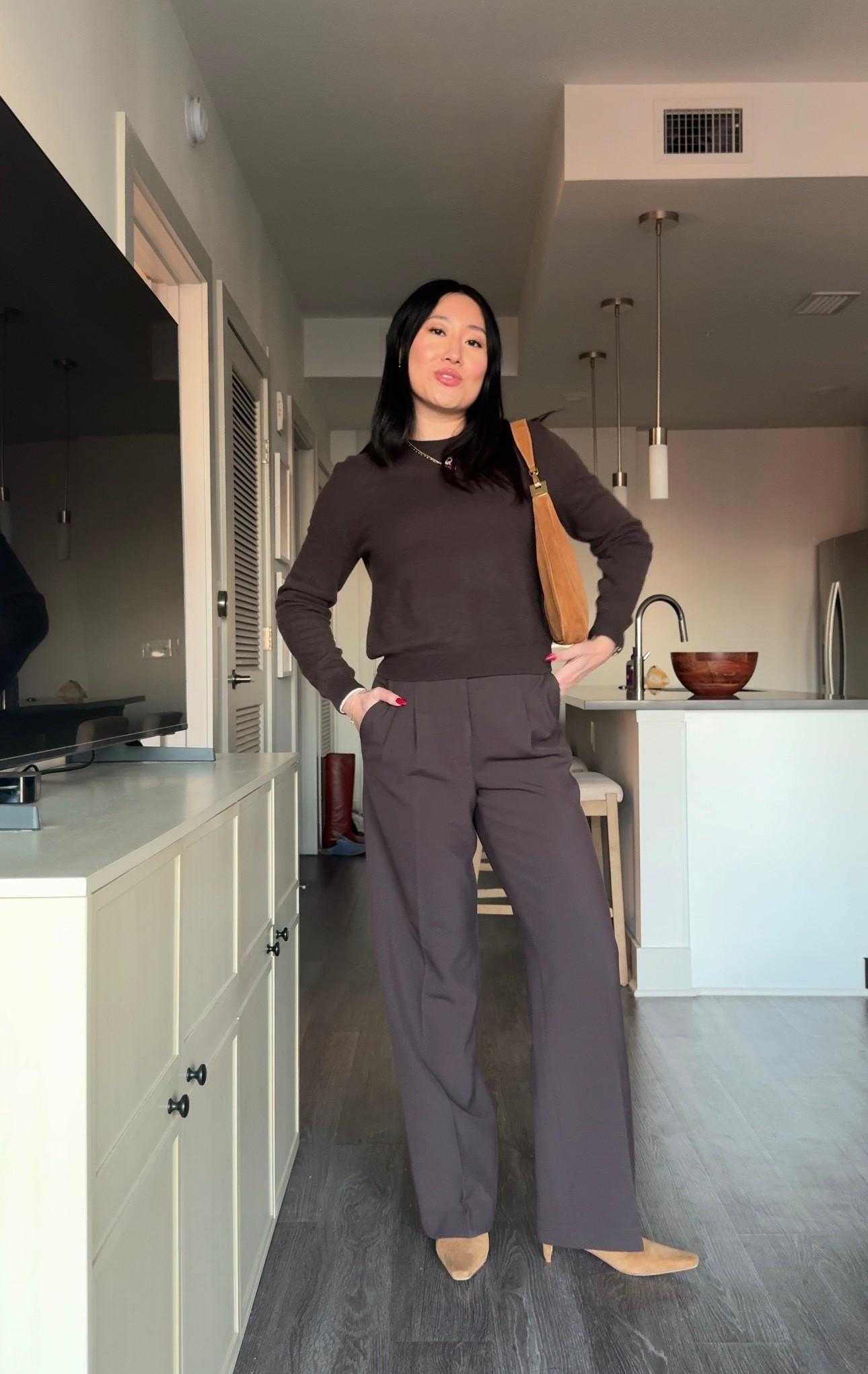 all brown office ootd 

 #LTKootd #LTKWorkwear