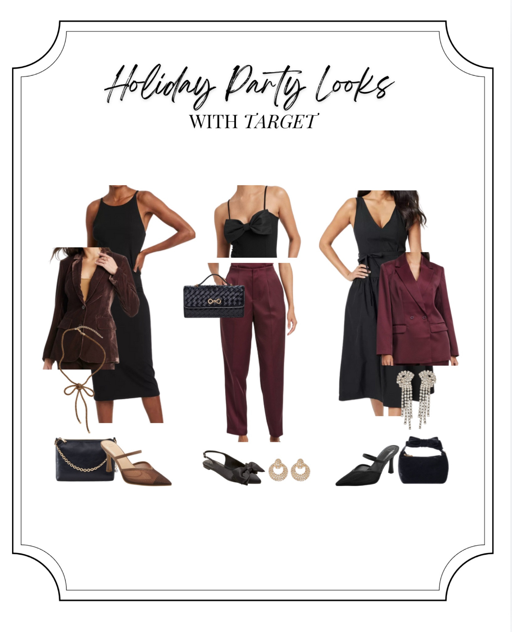 Demure Christmas party looks 🎄 

#LTKStyleTip #LTKFindsUnder50 #LTKHoliday