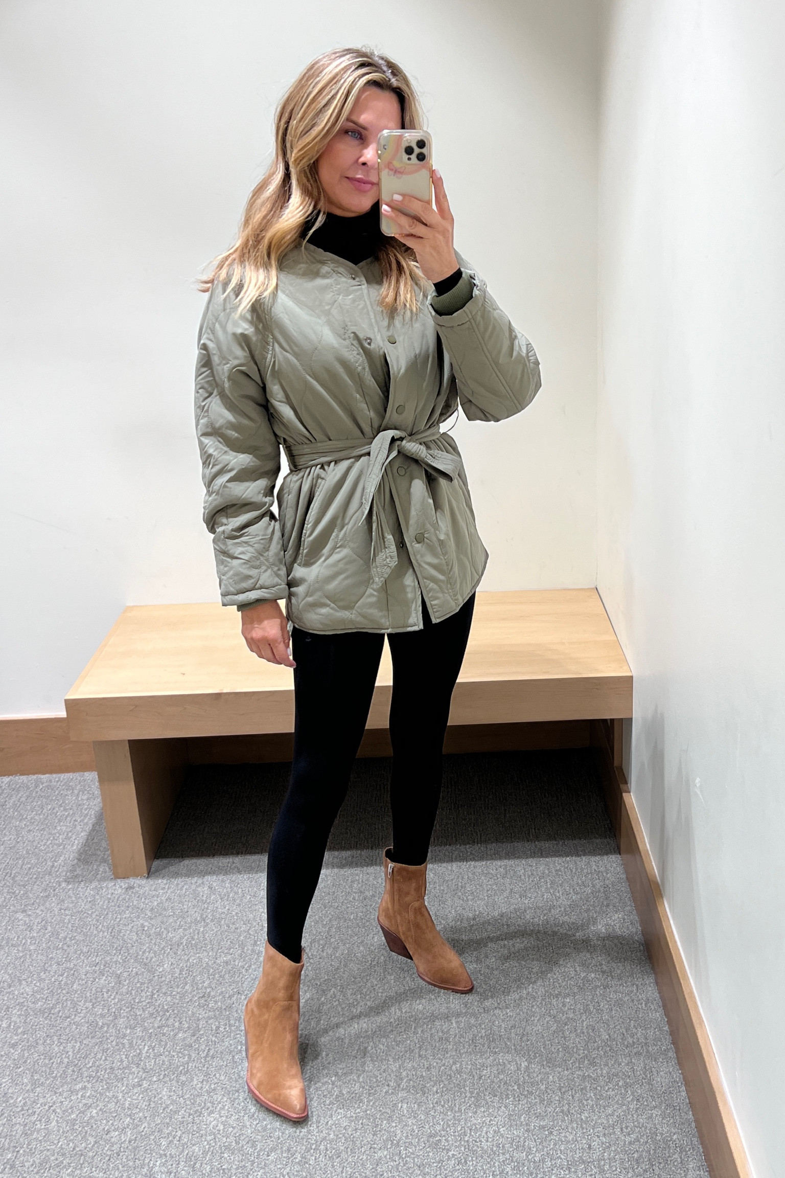 Commando leggings and thin bodysuit TTS
Soft quilted jacket TTS XS 

#LTKtravel #LTKSeasonal #LTKstyletip