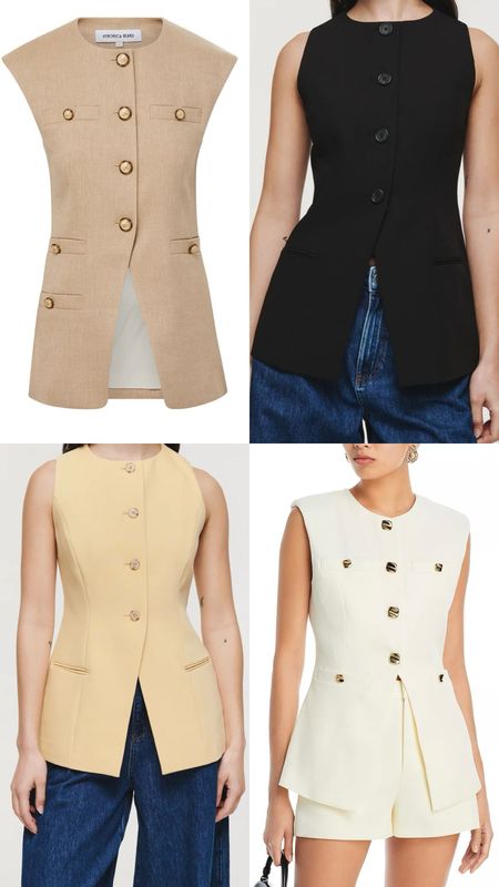 Long waistcoat 
Women waistcoat
Long vest
Button vest
Button waistcoat
Veronica Beard
Aligne

#LTKworkwear #LTKstyletip #LTKSeasonal