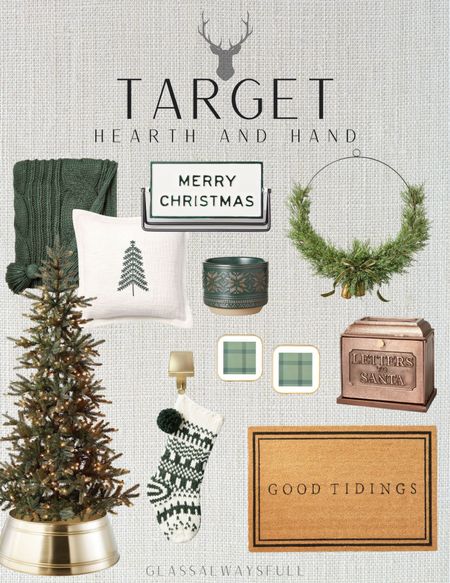 Loving the entire Christmas line at hearth and hand this year! Target Christmas decor, letters to Santa, Christmas tree, stockings, doormat, Christmas throw blanket, old fashioned Christmas, green theme Christmas. Callie Glass 

#LTKSeasonal #LTKHoliday #LTKhome