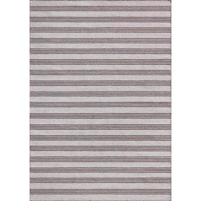 Magnolia Home by Joanna Gaines x Loloi Indoor / Outdoor Charlie Silver / Bark Area Rug | Wayfair North America