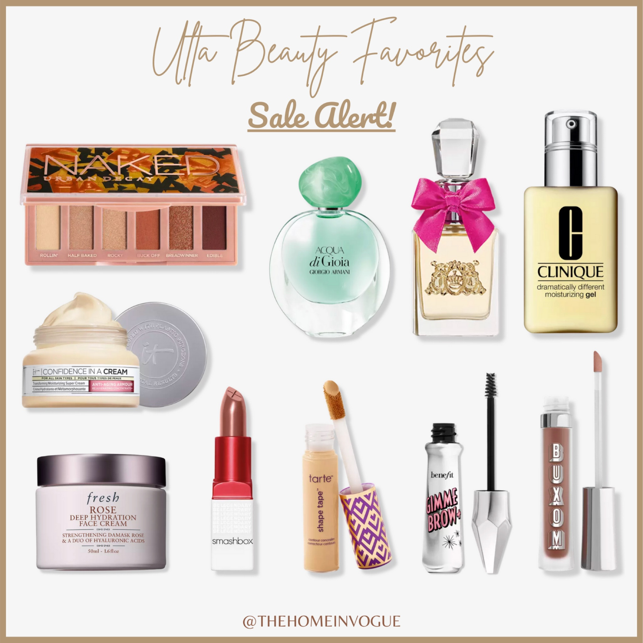 Ulta deals, premium beauty, haircare, salon beauty, dry shampoo, shampoo and conditioner, it cosmetics confidence in a cream, facial cleanser, anti aging eye cream, anti-aging moisturizer, Clinique mascara , eyebrow gel , oil free face moisturizer, mascara, fresh moisturizer, it cosmetics cc+ cream, Urban Decay naked eyeshadow palette, Armani perfume, Juicy Couture fragrance, Smashbox lipstick, Tarte Shape Tape concealer 

#LTKsalealert #LTKstyletip #LTKbeauty